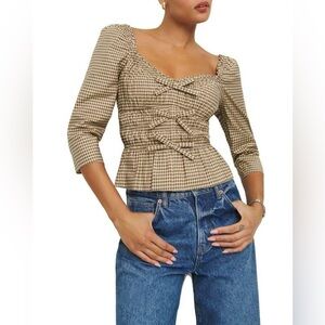 NWT Reformation Lauryn Top
